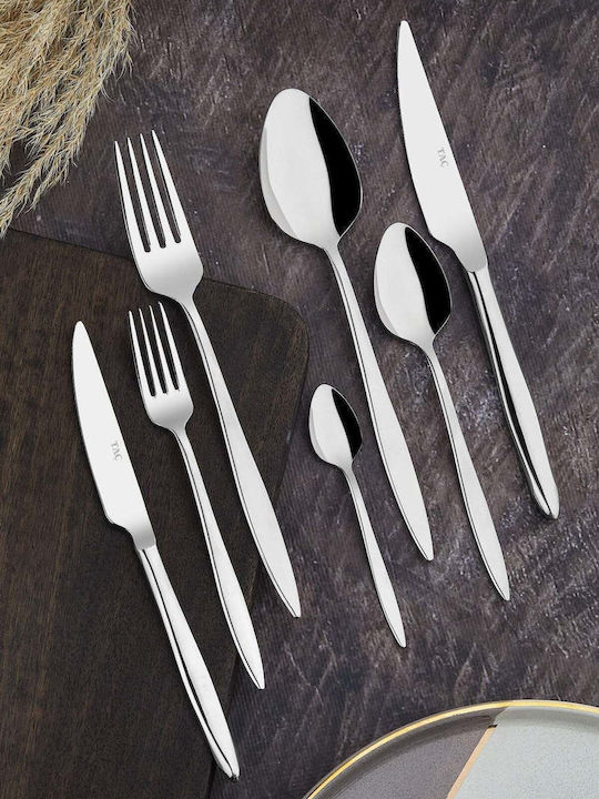 SteweHome Cutlery Set Stainless Steel Silver 84 Pieces