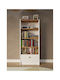 Bibliotecă Bej 60x22x151 cm