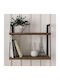 Wall Shelf Walnut 45.4x14.5x40.2cm