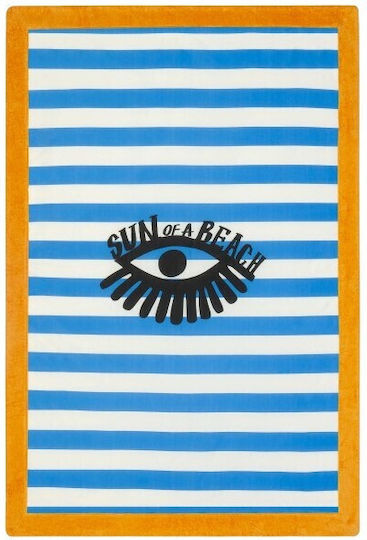 Sun of a Beach Πετσέτα Θαλάσσης Λευκή 100x145εκ.