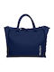 Feel & Touch Caribbean Stoff Strandtasche Blau