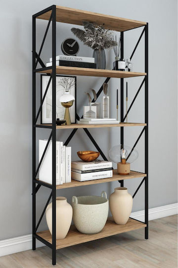 Bücherregal Beiges 55x26x150cm