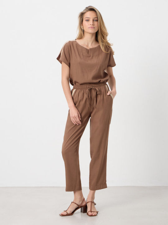 Passager Damen Braunes Set mit Hose