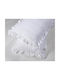 Down Town Home Μαξιλαροθήκη White 40x60εκ.