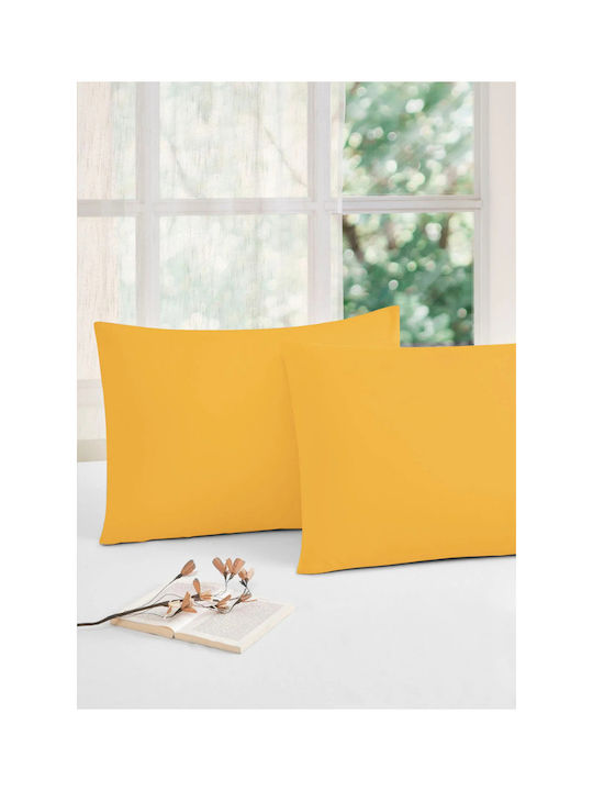 SteweHome Set Yellow Pillowcases 50x70cm