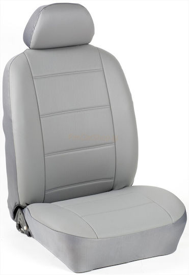 Πλήρες Σετ Καλύμματα Αυτοκινήτου Ενισχυμένη Δερματίνη Χ' 9τμχ Pancar Γκρί