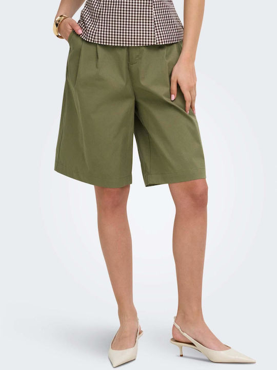 Only Women's Khaki Bermuda