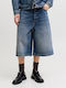 Herren Shorts Denim Blau