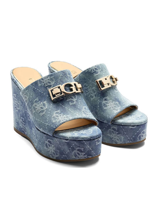 Summer Women's Platforms Blue