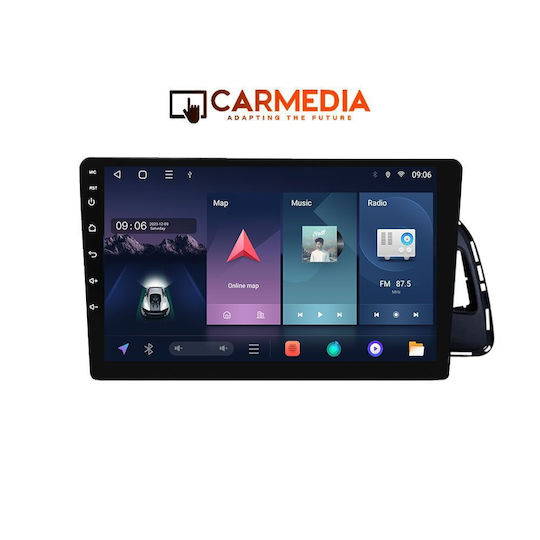 Carmedia Ηχοσύστημα Αυτοκινήτου για Audi Q5 2010-2018 (Bluetooth/USB/WiFi/GPS/Apple-Carplay/Android-Auto) με Οθόνη Αφής 9"