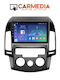 Carmedia Ηχοσύστημα Αυτοκινήτου για Hyundai i30 2007-2012 με A/C (Bluetooth/USB/WiFi/GPS/Apple-Carplay/Android-Auto) με Οθόνη Αφής 9"