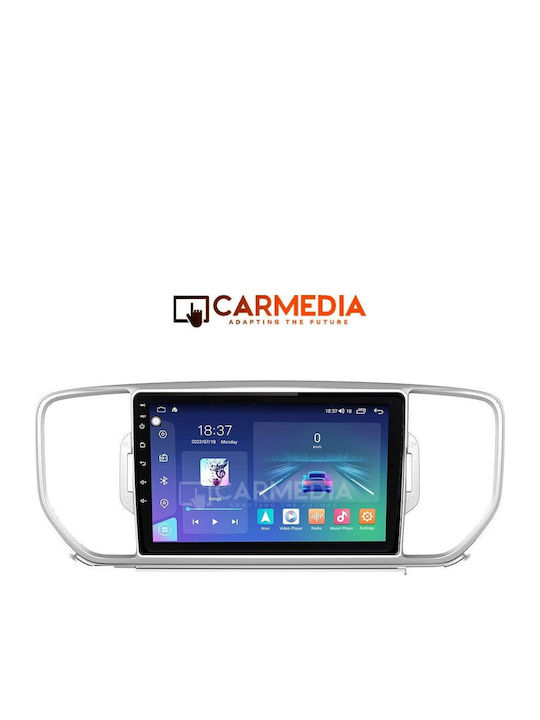 Carmedia Ηχοσύστημα Αυτοκινήτου για Kia Sportage 2016-2018 (Bluetooth/USB/WiFi/GPS/Apple-Carplay/Android-Auto) με Οθόνη Αφής 9"
