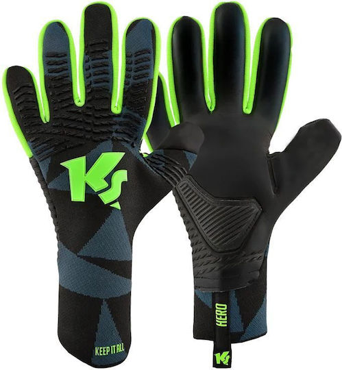 KEEPERsport Γάντια Τερματοφύλακα Ενηλίκων Μαύρα