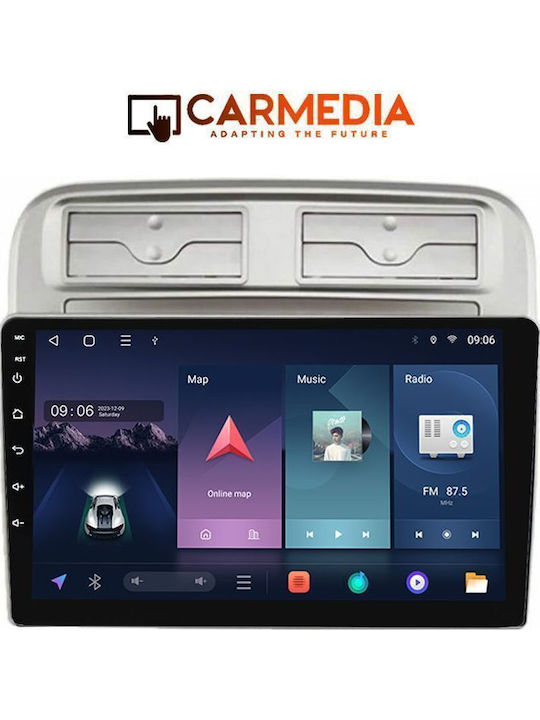 Carmedia Car Audio System for Fiat Grande Punto 2005-2012 (Bluetooth/USB/WiFi/GPS/Apple CarPlay/Android Auto) with 9" Touch Screen