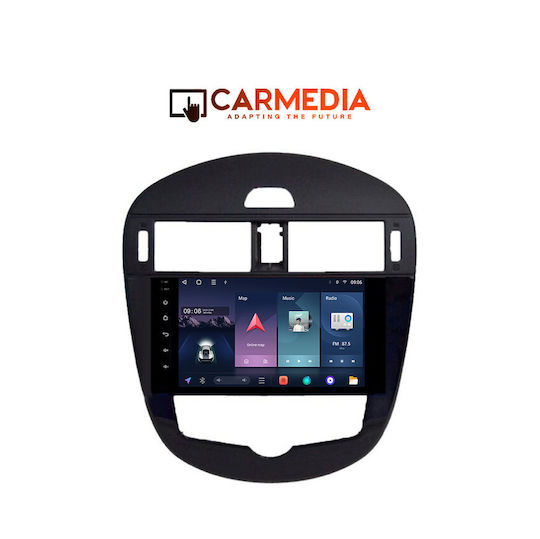 Carmedia Car Audio System for Nissan Pulsar 2014 Bluetooth USB WiFi GPS Apple CarPlay Android Auto with 9" Touch Screen