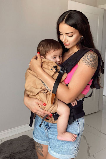 SteweHome Standard Baby Carrier Sling Beige with Maximum Weight 3.5kg