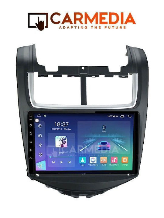 Carmedia Car Audio System for Chevrolet Aveo 2014-2017 Bluetooth USB WiFi GPS Apple CarPlay Android Auto with 9" Touch Screen