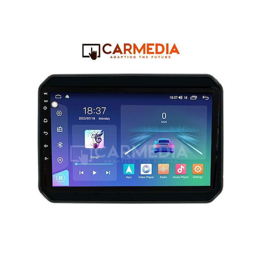 Carmedia Ηχοσύστημα Αυτοκινήτου για Suzuki Ignis 2016 (Bluetooth/USB/WiFi/GPS/Apple-Carplay/Android-Auto) με Οθόνη Αφής 9"