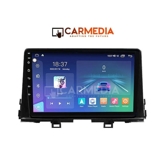 Carmedia Ηχοσύστημα Αυτοκινήτου για Kia Picanto 2017-2021 (Bluetooth/USB/WiFi/GPS/Apple-Carplay/Android-Auto) με Οθόνη Αφής 9"