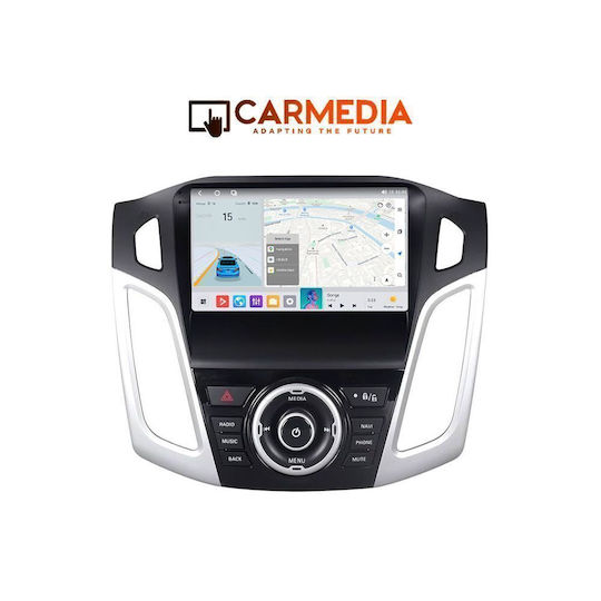 Carmedia Ηχοσύστημα Αυτοκινήτου για Ford Focus 2011-2018 (Bluetooth/USB/WiFi/GPS/Apple-Carplay/Android-Auto) με Οθόνη Αφής 9"