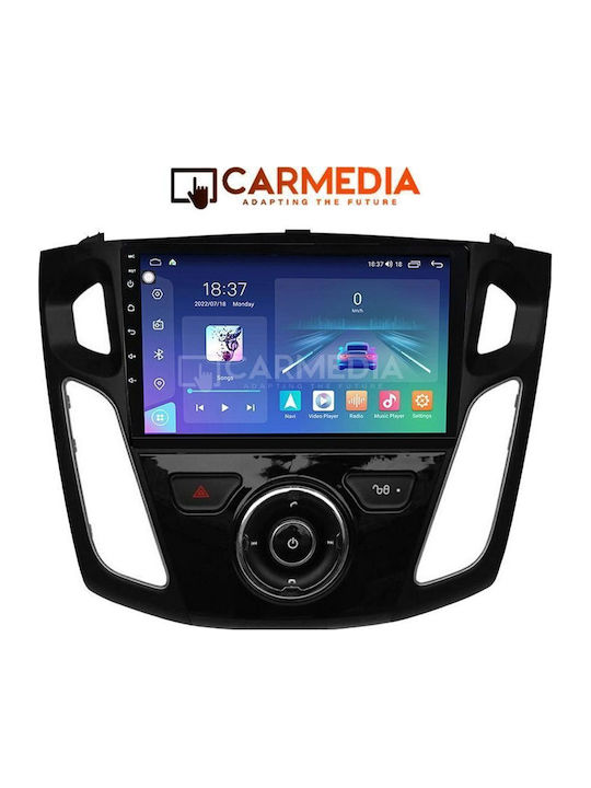 Carmedia Ηχοσύστημα Αυτοκινήτου για Ford Focus 2011-2018 (Bluetooth/USB/WiFi/GPS/Apple-Carplay/Android-Auto) με Οθόνη Αφής 9"