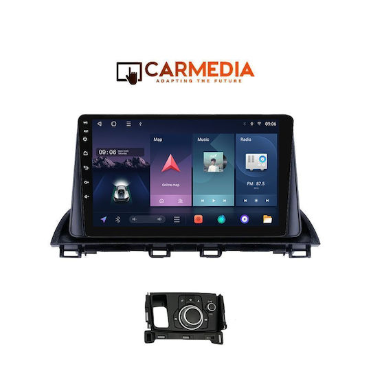 Carmedia Car Audio System for Mazda CX-4 2014 (Bluetooth/USB/WiFi/GPS/Apple CarPlay/Android Auto) with 9" Touch Screen