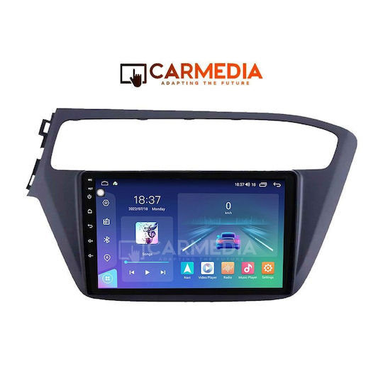 Carmedia Ηχοσύστημα Αυτοκινήτου για Hyundai i20 2019-2021 (Bluetooth/USB/WiFi/GPS/Apple-Carplay/Android-Auto) με Οθόνη Αφής 9"