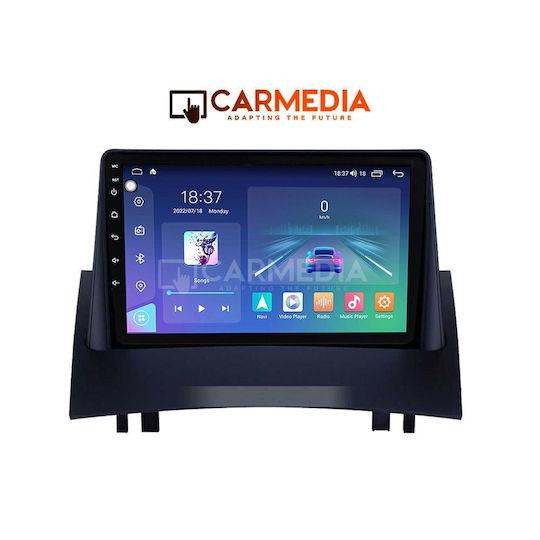 Carmedia Car Audio System for Renault Megane 2002-2008 Bluetooth USB WiFi GPS Apple CarPlay Android Auto with 9" Touch Screen