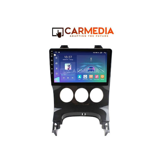 Carmedia Car Audio System for Peugeot 3008 2008-2016 with A/C Bluetooth USB WiFi GPS Apple CarPlay Android Auto with 9" Touch Screen