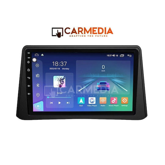 Carmedia Auto-Audiosystem für Opel Mokka 2012-2015 Bluetooth USB Eingebautes Wi-Fi GPS Apple CarPlay Android Auto mit 9 Zoll Touchscreen