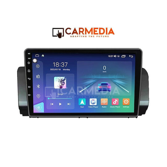 Carmedia Car Audio System for Dacia Logan 2020 (Bluetooth/USB/WiFi/GPS/Apple CarPlay/Android Auto) with 9" Touch Screen
