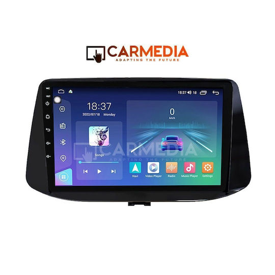 Carmedia Car Audio System for Hyundai i30 2018 (Bluetooth/USB/WiFi/GPS/Apple CarPlay/Android Auto) with 9" Touch Screen