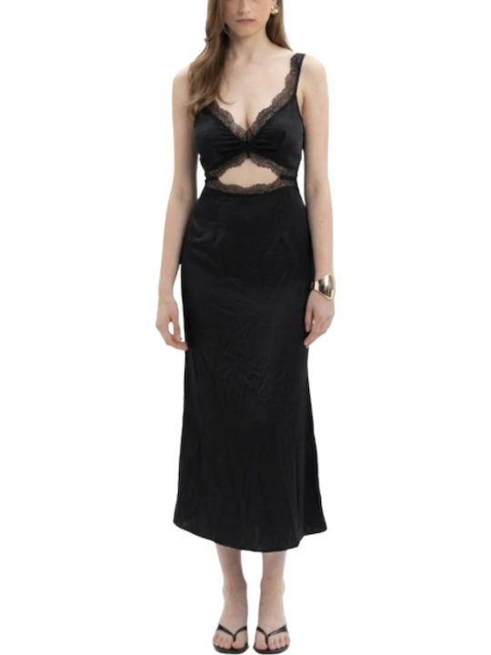 MY T Summer Midi Dress Black