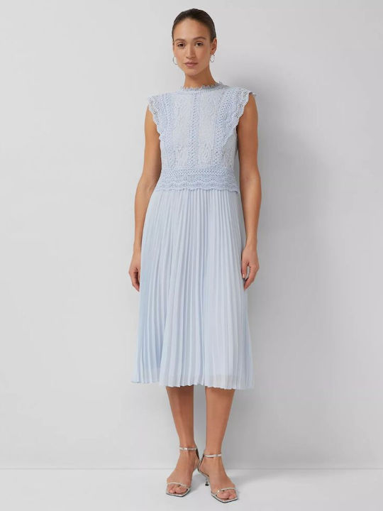 Summer Midi Dress Light Blue