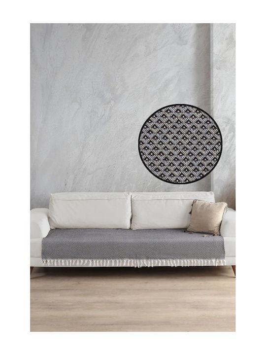 SteweHome Armchair Throw 115x201cm Black