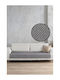 SteweHome Armchair Throw 115x201cm Black
