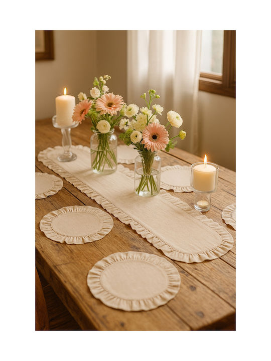 SteweHome SteweHome Tischsets Beiges 120x40cm 7 Stück