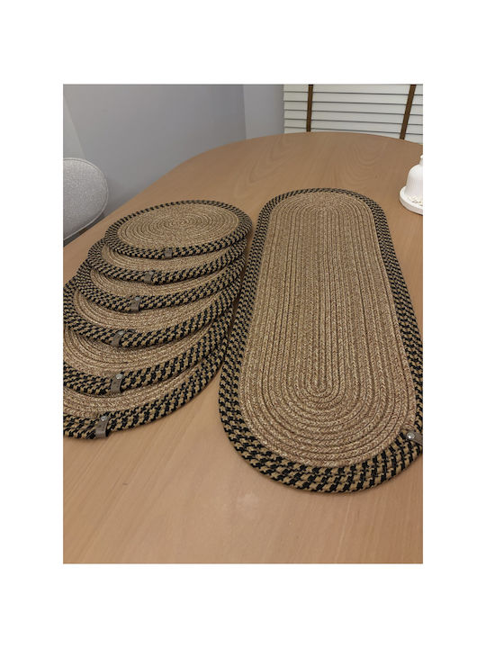 SteweHome Wicker Placemats 80x30cm 6 Pieces