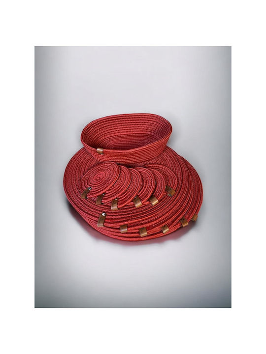 SteweHome Tischsets Korbweide Rote 33x33cm 13 Stück