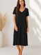Passion Summer Women's Nightgown Black