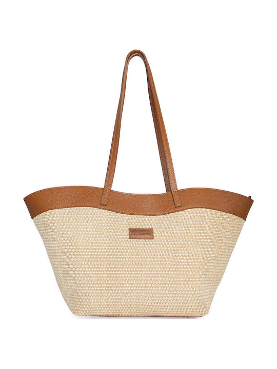 Straw Women's Shoulder Bag Tabac
