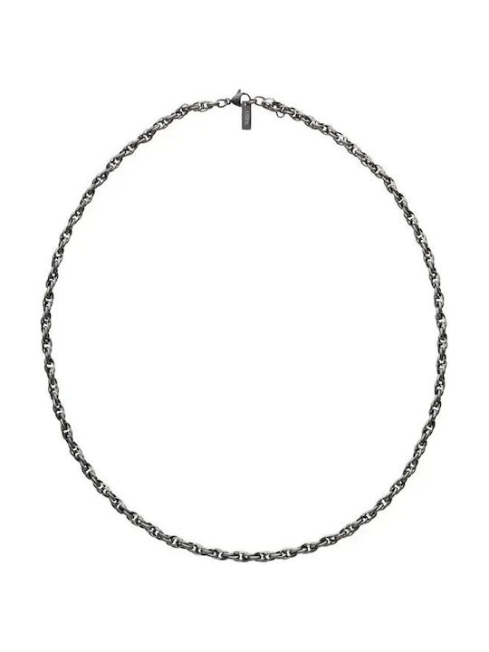 U.S. Polo Assn. Men's Silver Neck Chain