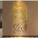 Stewehome Decorative Asymmetric Wall Mirror Plexiglass Gold Set Gold 3x3 Cm