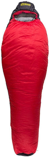 Volven Sleeping Bag Single 3 Seasons Red