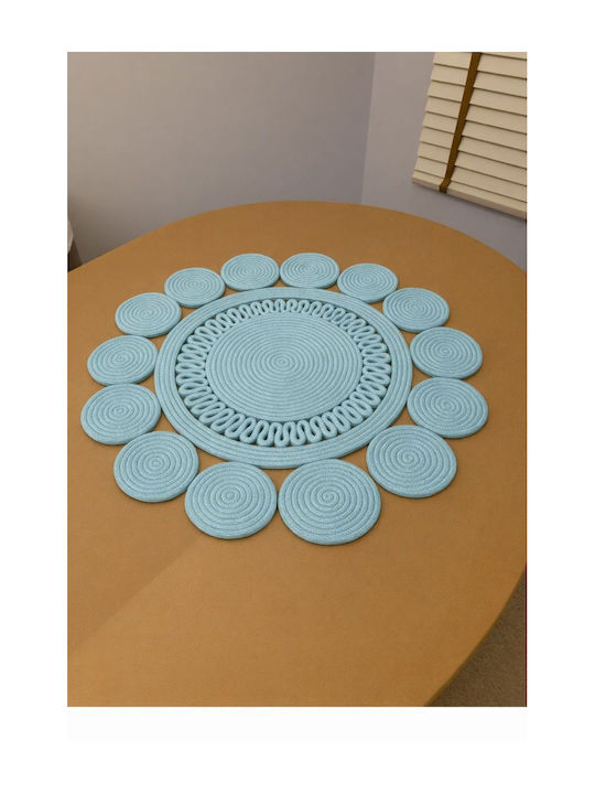 SteweHome Jute Round Tablecloth Ø33cm