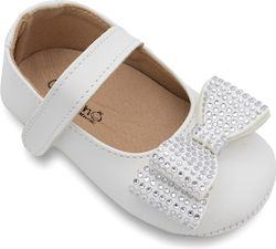 Gorgino Βαπτιστικές Δερμάτινες Μπαλαρίνες Αγκαλ...
