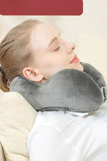 SteweHome Gray Travel Pillow