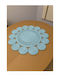 SteweHome Turquoise Round Tablecloth Ø33cm