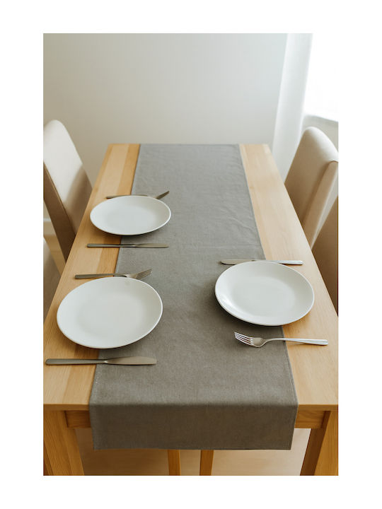 SteweHome Runner Bumbac Negru Alb 50x150 cm