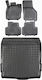 Floor Mats Trunk Set Compatible Vw Golf Viii Stw Bottom 5 Pieces